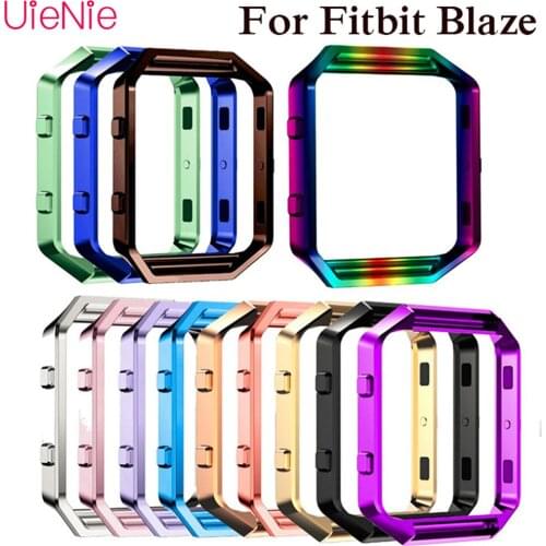 Stainless Steel metal case For Fitbit Blaze smart watch case For Fitbit Blaze dial protection accessories Hard Protective film