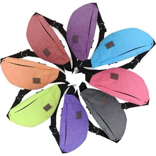 Unisex Multifunction Sports Waist Bag Large Capacity Waterproof Fitness Hiking Running Belt PackShoulder Bag Handbag Casual Bag