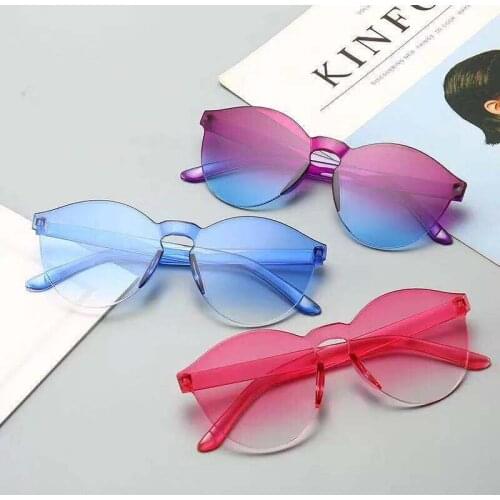 MOONBIFFY Women's Sunglasses Transparent Glasses