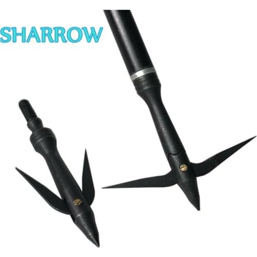 6Pcs 162Grain Archery Bow Fishing Arrow Broadhead Alloy Steel Bowfishing Arrowhead Point Tip For Shooting Camping Accessories