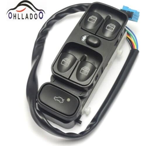 HLLADO NEW A2038200110 2038200110 Power Control Window Switch For Benz C Class W203 C180 C200 C220 2038210679 A2038210679