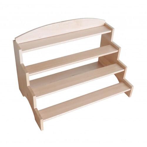 Wholesale professional montessori material wood educational toy Stand for Cylinder Block (Set of 4)
