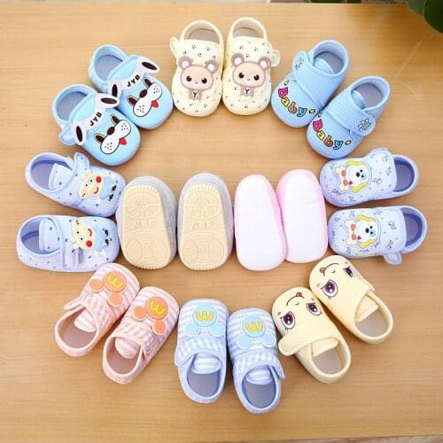 Fall and Winter Baby Shoes 0 and 1 Year Old Boys Girls Baby Soft Bottom Toddler Shoes Non-skid Neonatal Shoes