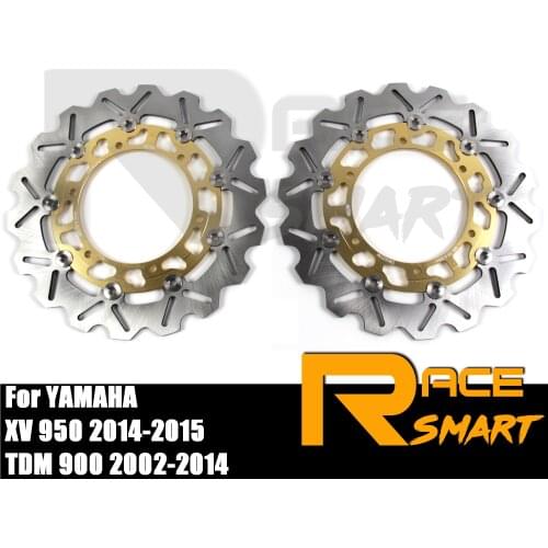 Motorcycle CNC Front Brake Disks Rotors For YAMAHA XV 950 2014-2015 Brake Disc TDM 900 2002-2014 TDM900 2003 2004 2005 2006-2013