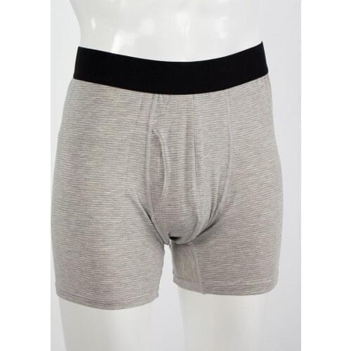 S-2XL Boys Gray BLOCK EMF Protection EMI Shielding Anti-Radiation Silver Fiber Underwear