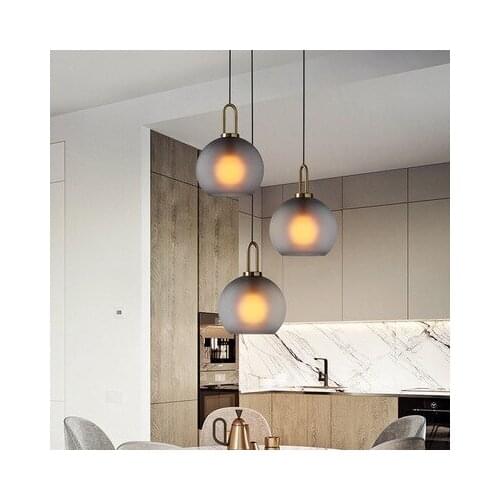 Modern Glass Pendant Light Nordic Dining Room Kitchen Light Designer Hanging Lamps Avize Lustre Lighting Ing hanglamp