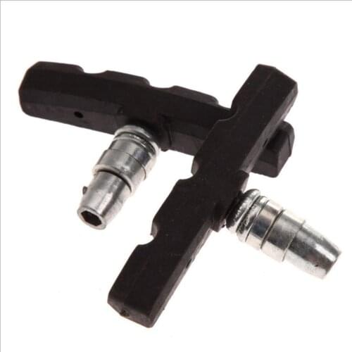 1 Pair s V Brake Blocks Durable Mountain Road Bicycle Cycling Bike Braking V-Brake Brake Holder Shoes Rubber Pads Blocks Parts