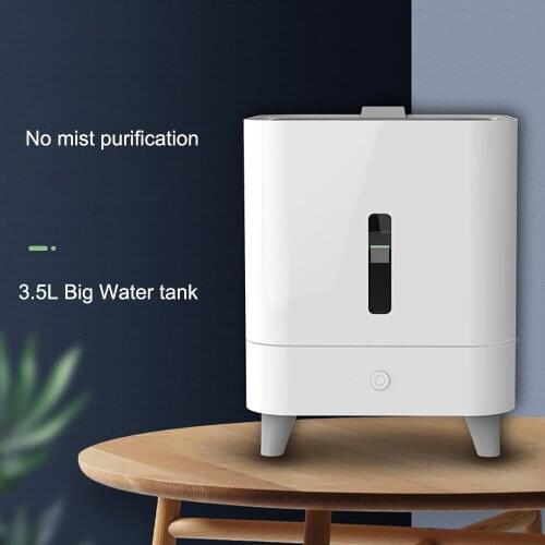 Fog Free Pure Humidifier Dust-Free Table Humidifier 250ML/H Newest Portable Easy Home Office/Car Electric 3.5L Large Capacity