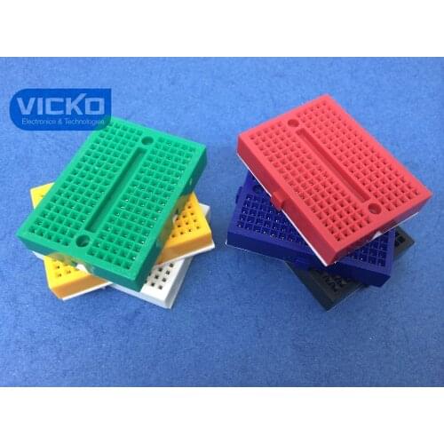 [VK] SYB-170 Mini Solderless Prototype Breadboard 170 Tie-points for ATMEGA PIC for Arduino UNO connector