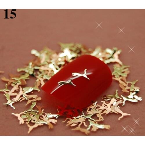 More than 700pcs/pack One Style, Available Gold Nail Art Metal Sticker Decoration, Metallic Sticker + Free Shipping K15