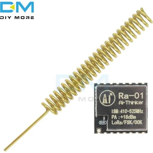 433MHz 433 Serial SPI Interface Ra-01 SX1278 LoRa Spread Spectrum Wireless Module Diy Board Electronic FSK GFSK MSK GMSK