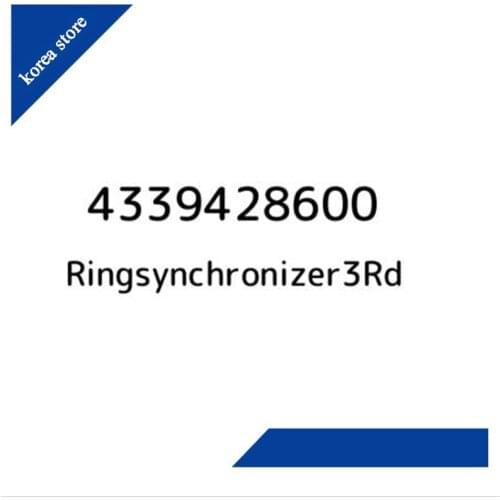 4339428600 Ringsynchronizer3rd FOR KIA