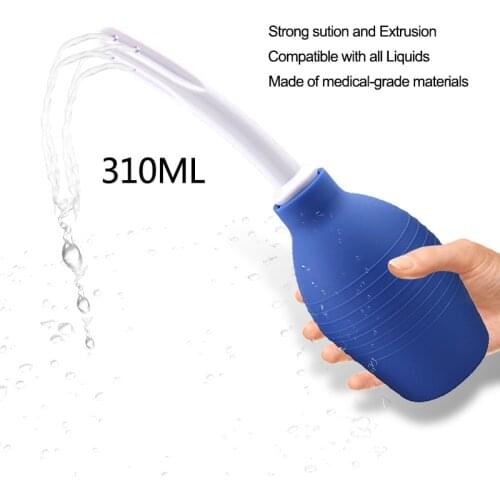 Anal Cleaner Colonic Irrigation Syringe Enema Bulb Douche Colon Vagina Clean Toilet Bidet Anal Shower Enemator Sex Toy for Adult