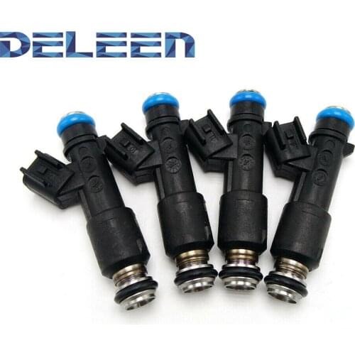 Deleen 4x High impedance Fuel Injector 12582219 / FJ722 For Chevrolet Car Accessories