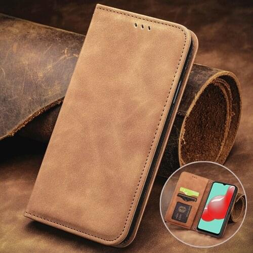For Coque Samsung A02 2021 Protective Case Leather 360 Protect Smooth Wallet Skin for Samsung Galaxy A02S Case A 02 S M02 Etui