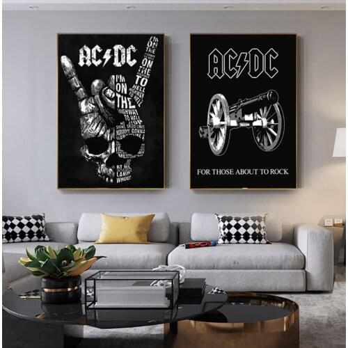 Cool Black and White Head Gesture Canvas Painting Wall Art Nordic Posters and Prints Wall Pictures for Living Room Decoration