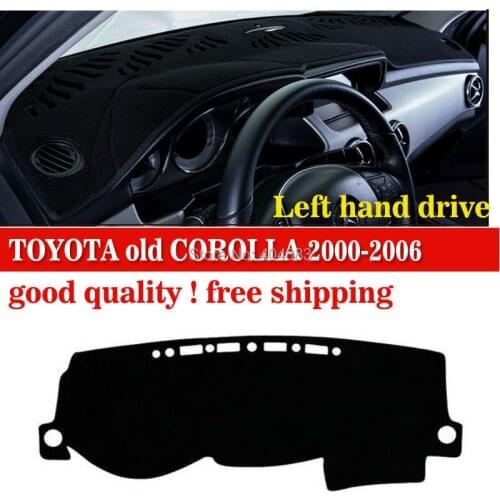 Car dashboard cover mat for TOYOTA old COROLLA 2000-2006 years Left hand drive dashmat pad dash mat covers dashboard accessories