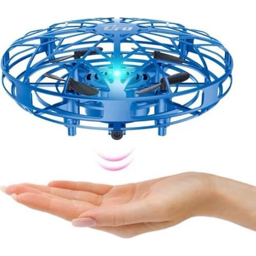 Mini UFO Drone Anti-collision Helicopter Aircraft Sensing Induction Drone Kid Electric Electronic Toy