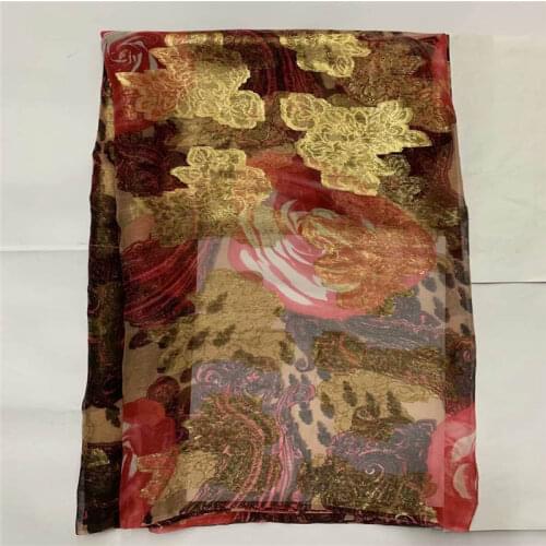 2021 Latest Design High Quality Soft African Silk Fabric 5 Yards Sewing Materials For Ladies Party Clothing! LXF5562