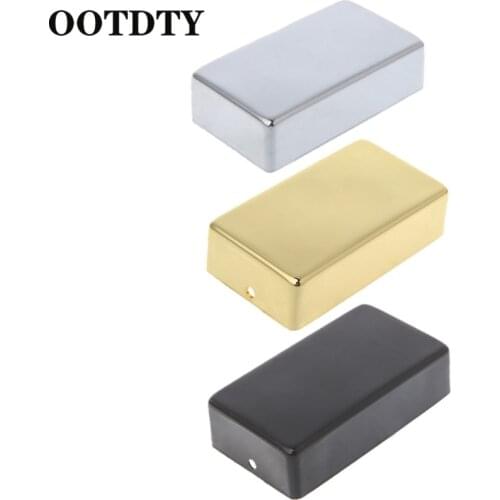 OOTDTY Electric Guitar Humbucker Pickup Cover No Holes Fits for 50mm 52mm Pickups Parts Pickup cover