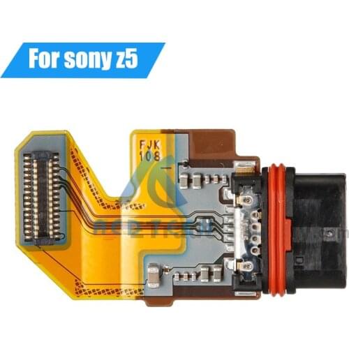 Original New USB Dock Connector Charging Port For Sony Xperia Z5 E6653E6603 E6633 EUSB Charger Plug Flex Cable Replacement Parts