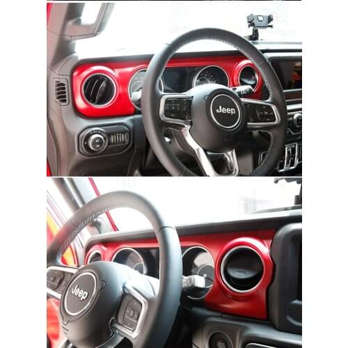 JL1107 For Jeep JL for wrangler 2018+ Lantsun Modified center console trim LANTSUN