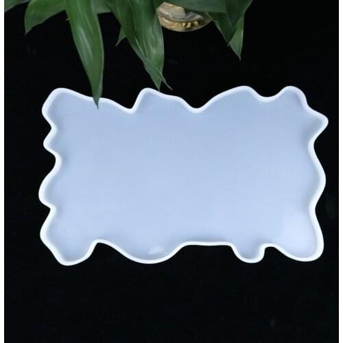 Super Big Irregular Coaster Tray Silicone Mold Fluid Artist Making Epoxy Resin Art Supplies Make Your Own Tray Epoxy Resin Molds