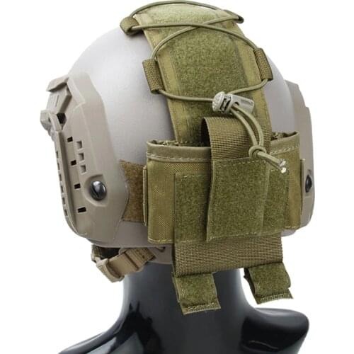 Tactical Helmet Battery Pouch MK3 Battery Case Bag For MK3 Helmet Black Color