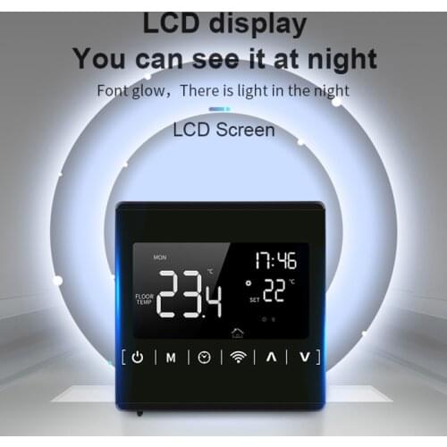 Tuya WIFI Smart Thermostat LCD Display Smart Life APP Control Electric Floor Heating Water/Gas Boiler Temperature Remote
