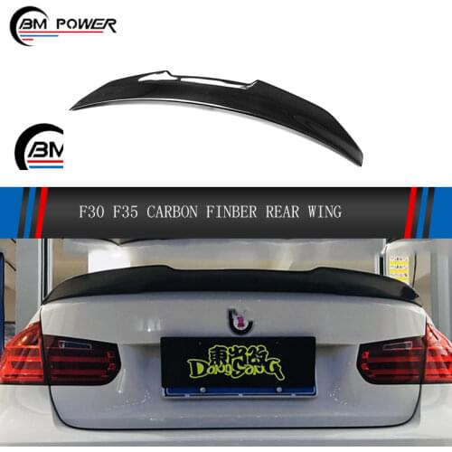 3 Series F30 F35 Carbon Finber Rear Spoiler For 3 Series F30 F35 P Style Carbon Finber Rear Wing