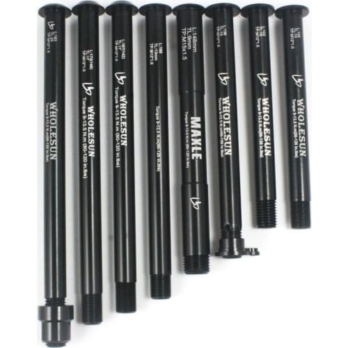 Bicycle Front Hubs Tube Shaft MTB Road Bike Quick Release Thru Axle Skewers For ROCK SHOX Front Fork TP M15x1.5 M12x1.5 M12x1.0