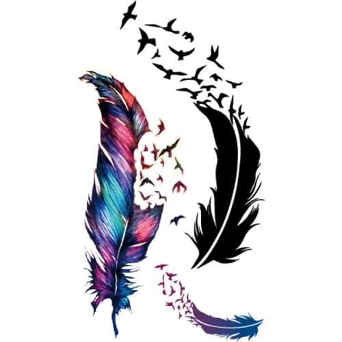 Hot Temporary Tattoo Sticker for Men Women Waterproof Removable Body Art Stickers EY669