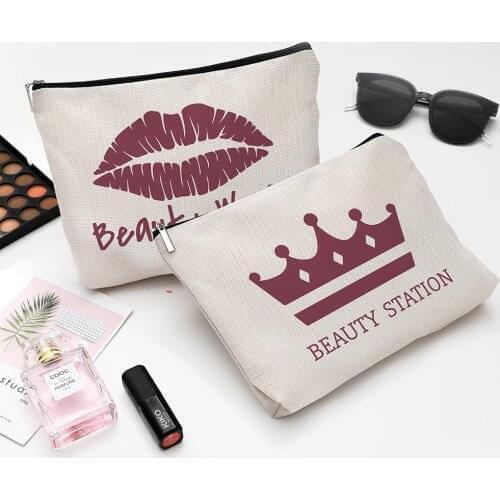 10pcs summer Women Travel Cosmetic Bag Makeup Bag Handbag Small Make Up Bag Female Zipper Purse Travel Beauty Organizer Pouch