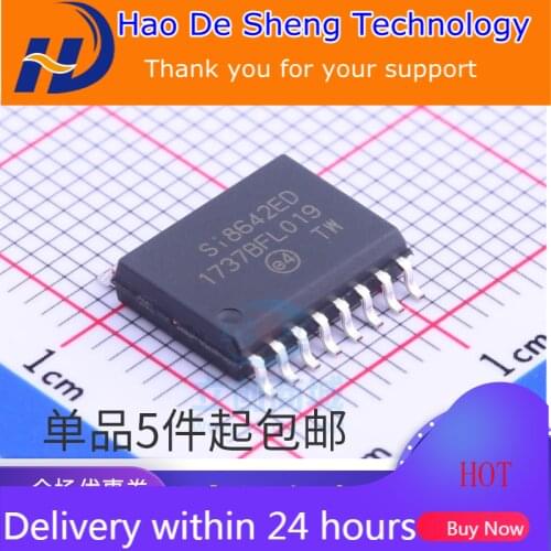 10PCS/LOT SI8642 SI8642ED-B-ISR SI8642ED SOP16 Four-channel Digital Isolator IC New Original In Stock