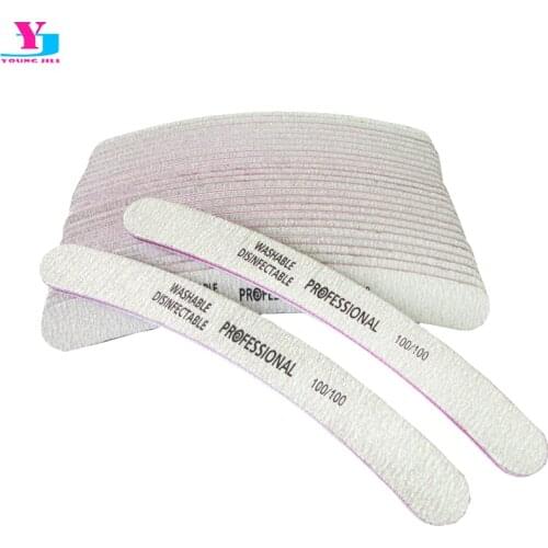 25pcs Wholesales Professional Grey 100/100 Gift Nail File Buffing Sandpaper Slim Sanding Sandpaper for Nail Art Buffer 2016 New