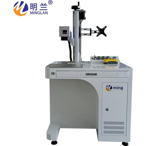 Auto focus fiber laser marking machine 30W