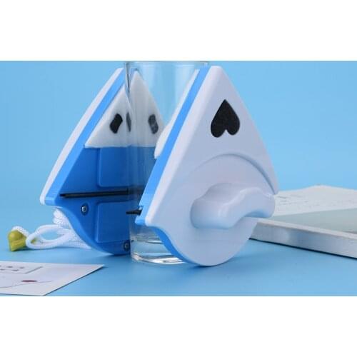 Double Side Glass Wiper For Washing Windows Outside Magnetic Cleaning Brush Glass Cleaner Magnets Household Cleaning Tool