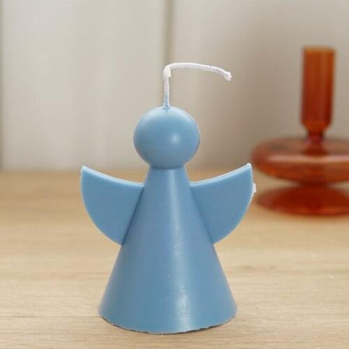 2 Freehand Angels Acrylic Candle Mold for Handmade Desktop Decoration Gypsum Aromatherapy Candle Acrylic Mould