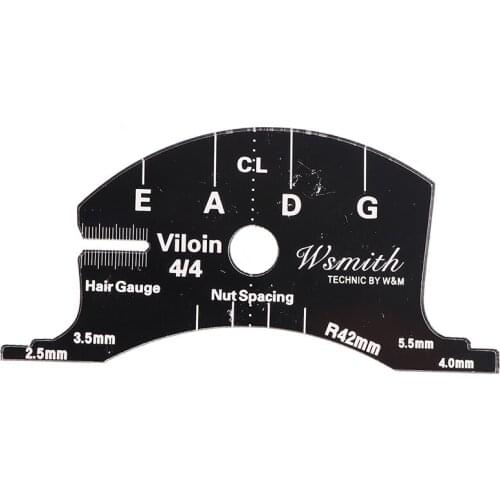 Violin Bridges Multifunctional Mold Template 4/4 Violin Bridges Repair Reference Tool Fingerboard Scraper Making Tool