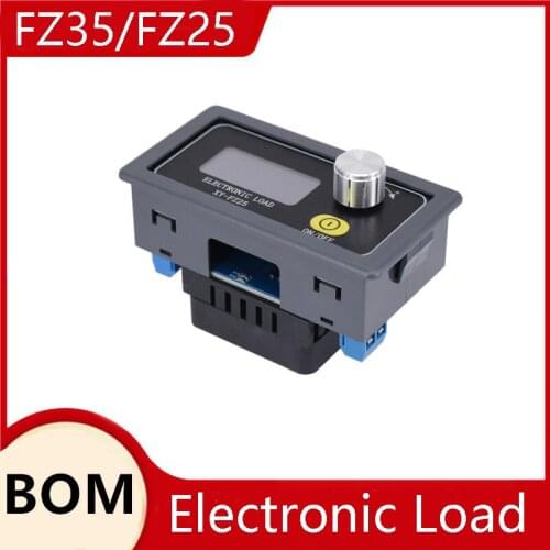 FZ35 Adjust Constant Current Electronic Load 1.5v~25v 5A 35W Battery Tester Discharge Capacity meter With TTL communication