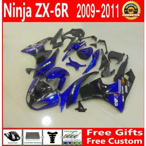 G52 White&Red ZX-6R 2009 2010 2011 Fairing kit For Kawasaki ninja ZX6R 09 10 /11 EMS free Fairings
