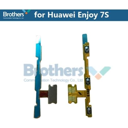 Power On Off Flex Cable For Huawei Enjoy 7S Volume Button Flex Cable For Huawei Enjoy 7S Phone Replacement Repair Parts Working