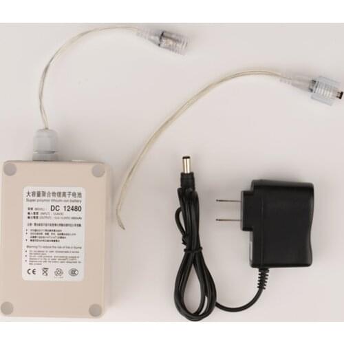 MasterFire 10set/lot Waterproof 12V 4800mah Super Powerful Rechargeable Portable Li-ion Battery Pack For CCTV Camera DC 12480