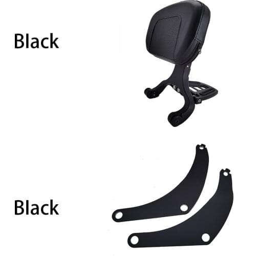 Motorcycle Multi-Purpose Driver & Passenger Backrest For Harley FLSB Softail Sport Glide / FXLR Softail Low Rider 2018-2021