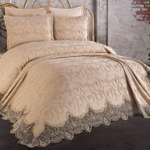 RL-AK-2044 / 7 PIECES LUX BRIDAL SET 100 Cotton/Soft/First Class