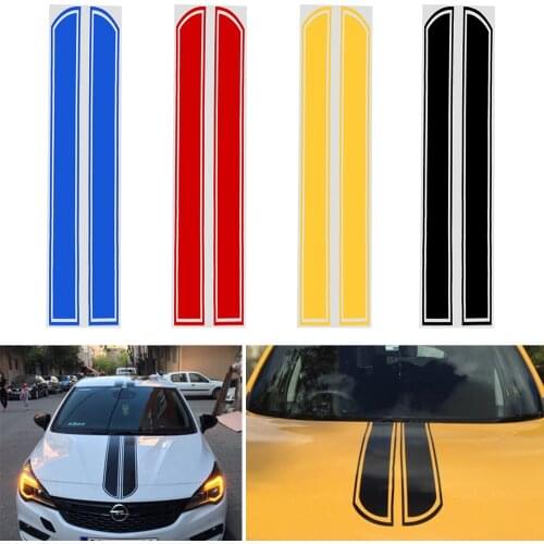 Car Stickers Body Decal Racing Rally Sporty Sticker Hood Stripe Covers Vinyl Decal Scratches Decoration Sticker Car Accessories
