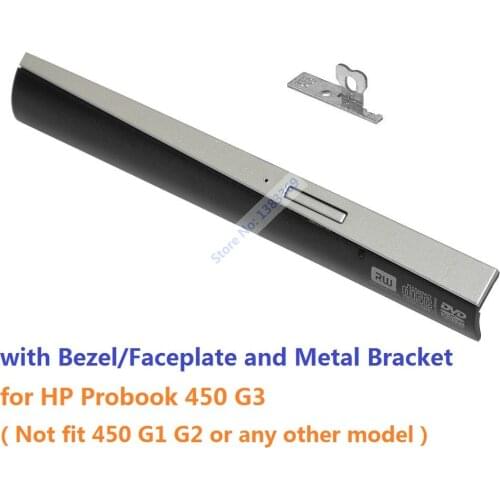 NIGUDEYANG DVD-RW Optical Drive Caddy Bezel Door Cover Bracket for HP Probook 450 G3
