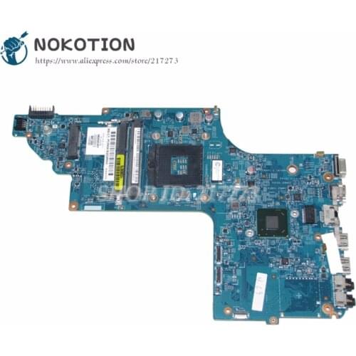 NOKOTION For Hp Pavilion DV7 DV7-7000 Laptop Motherboard 682043-001 48.4ST04.011 UMA MAIN BOARD HM77 DDR3