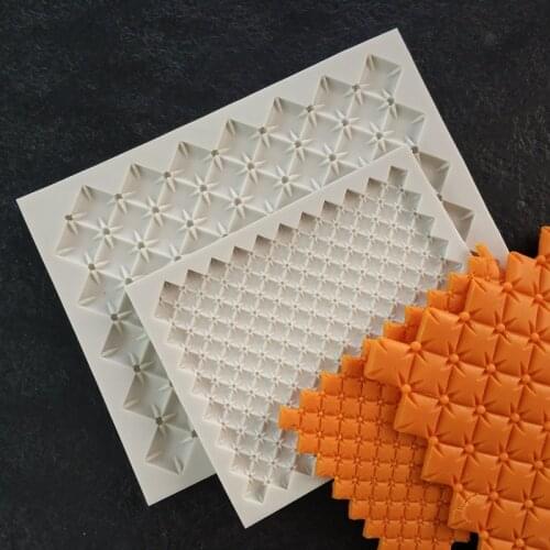 New Quilted Cake Border Decoration Mould Embossed cake edge decoration mould