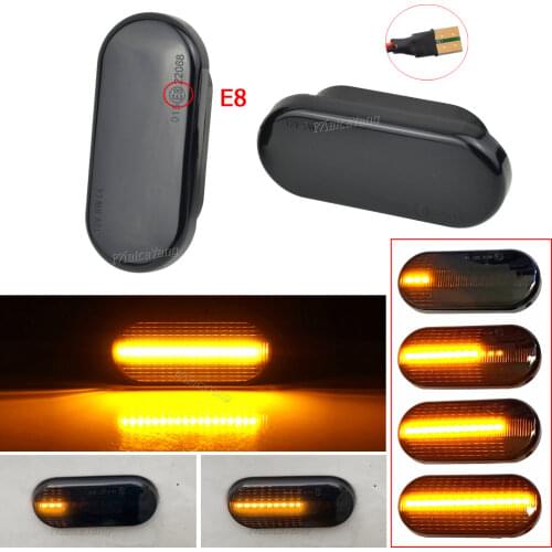 Led Dynamic Blinker Side Marker Turn Signal Light For Volkswagen VW Bora Golf 3 4 Passat 3BG Polo 6N Skoda Ford SEAT Ibiza Leon